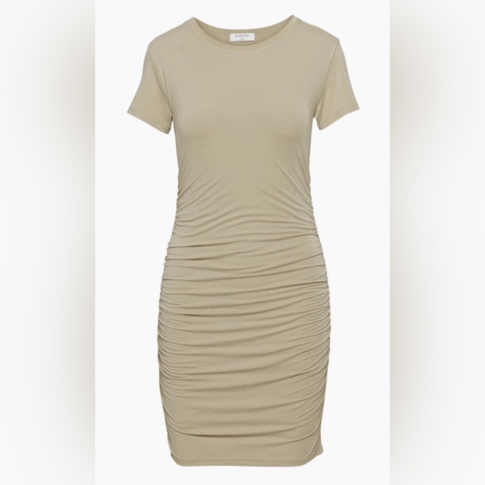 Aritzia Babaton Cream Covet Dress M